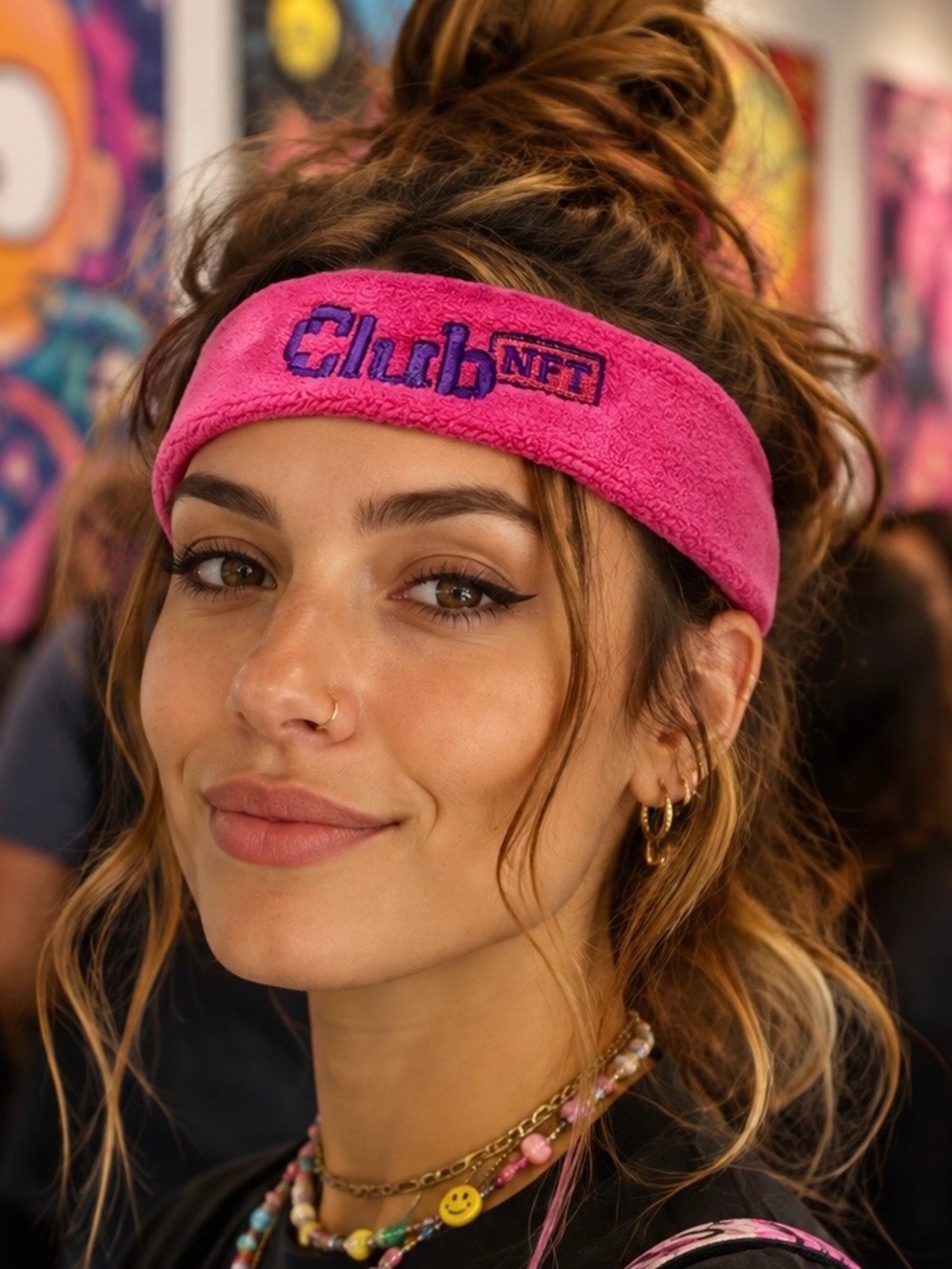 NWOT Rare Swag Headband - Club NFT Sweatband Unisex Terrycloth Men/Women/kids